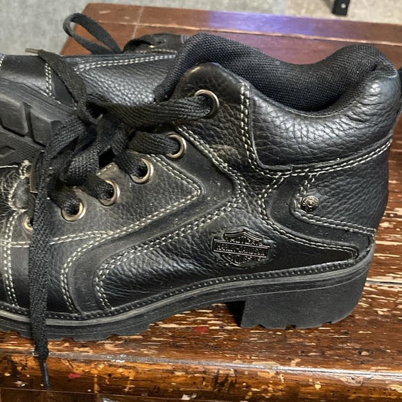 Genuine Harley Davidson ride Moto boots size 7 US - Picture 9 of 11